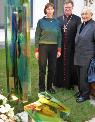 Hilde Chistè mit Bischof Dr. Scheuer und Altbischof Dr. Stecher © Gert Schlegl