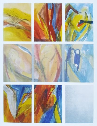 Himmelsfrau - Gesamtkunstwerk - Acryl auf Leinwand, Spiegel und Transparentpapier © Gestaltung Hilde Chistè © Aufnahme Dorfstetter